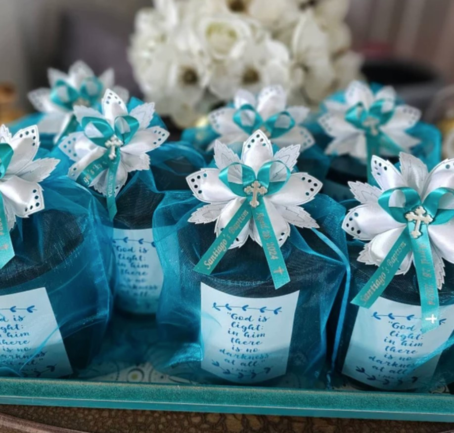 teal ribbon with silver cross